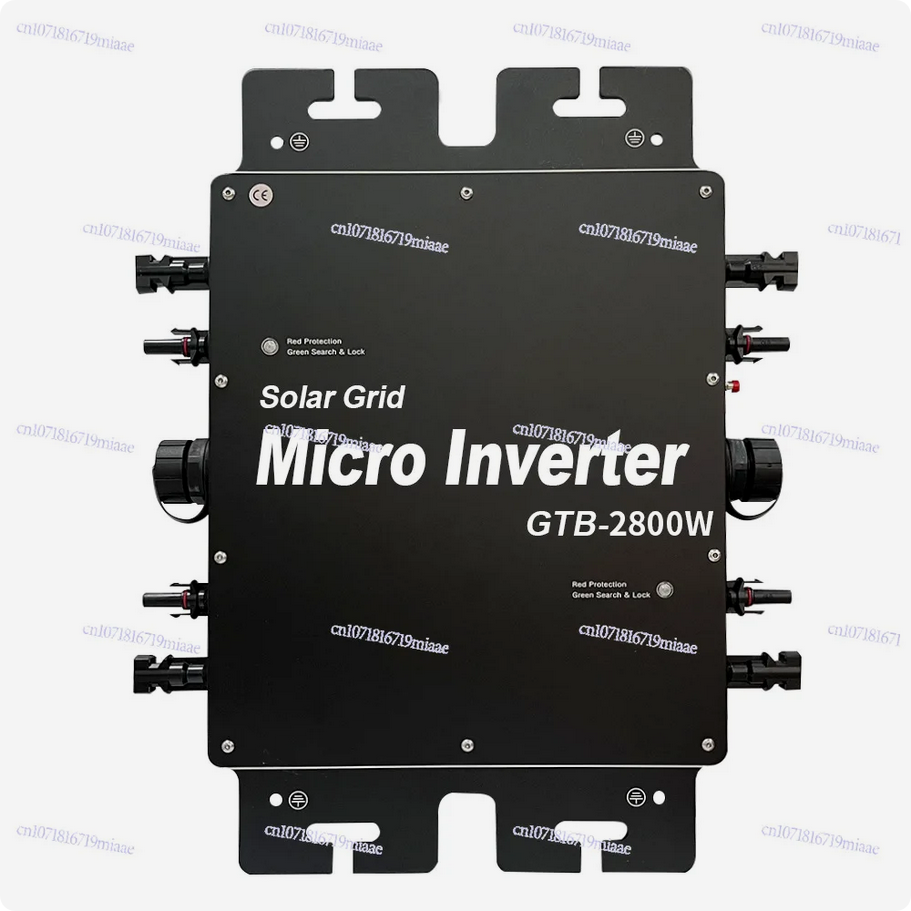 Солнечный микроинвертор 2800 Вт, водонепроницаемый, IP65, интеллектуальное управление, регулируемая мощность
